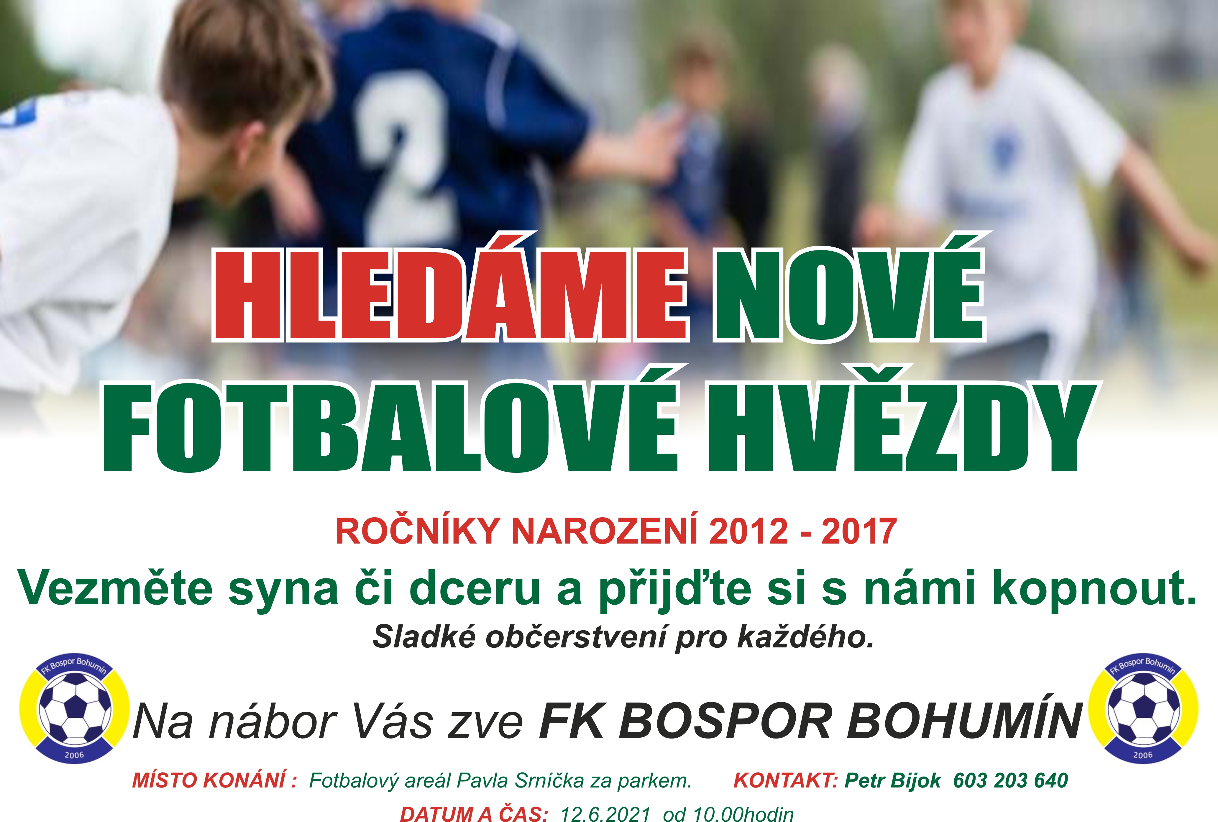 Nábor fotbalových hvězd Bohumín